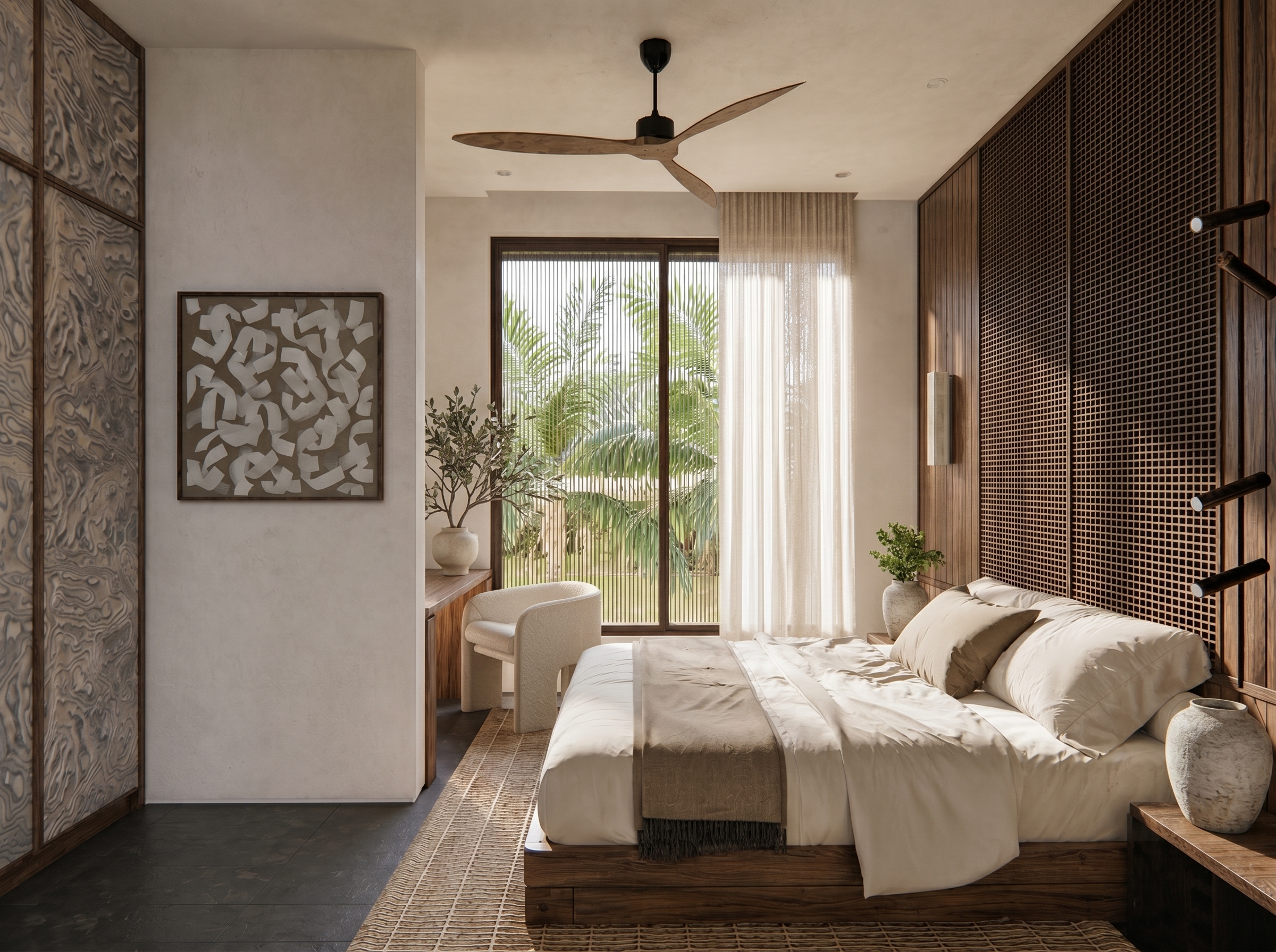 Sekar Complex townhouse living room render